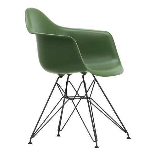 Cadeira de Braços em Plástico Eames DAR / Base Preta